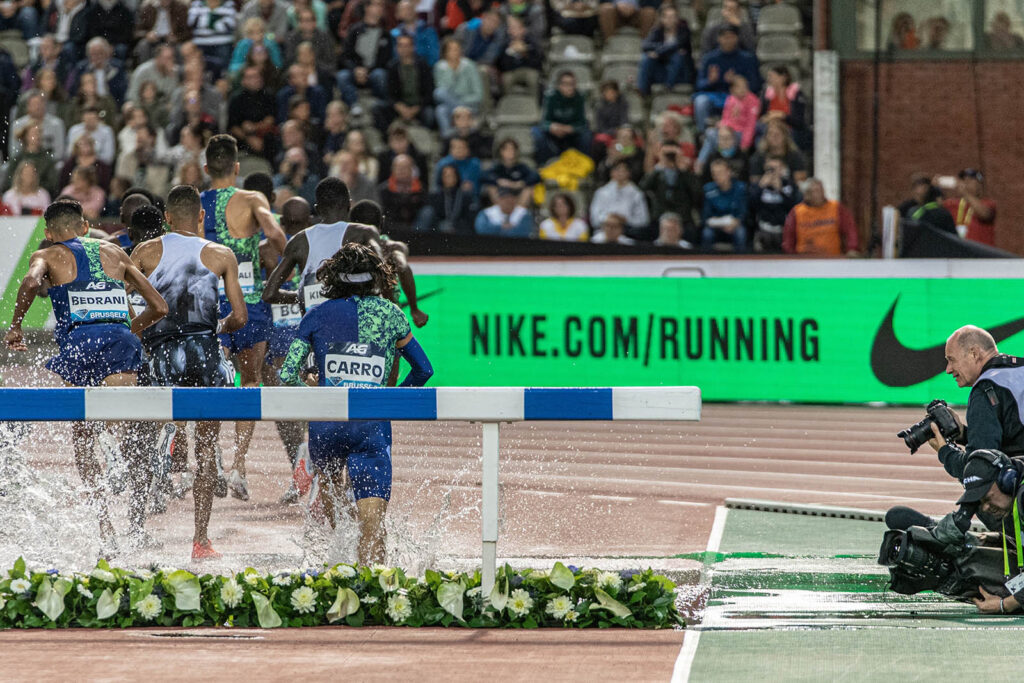 Huub Keulers tijdens de diamond legeau atletiek in Brussel